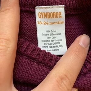 Gymboree sweater dress with ponies